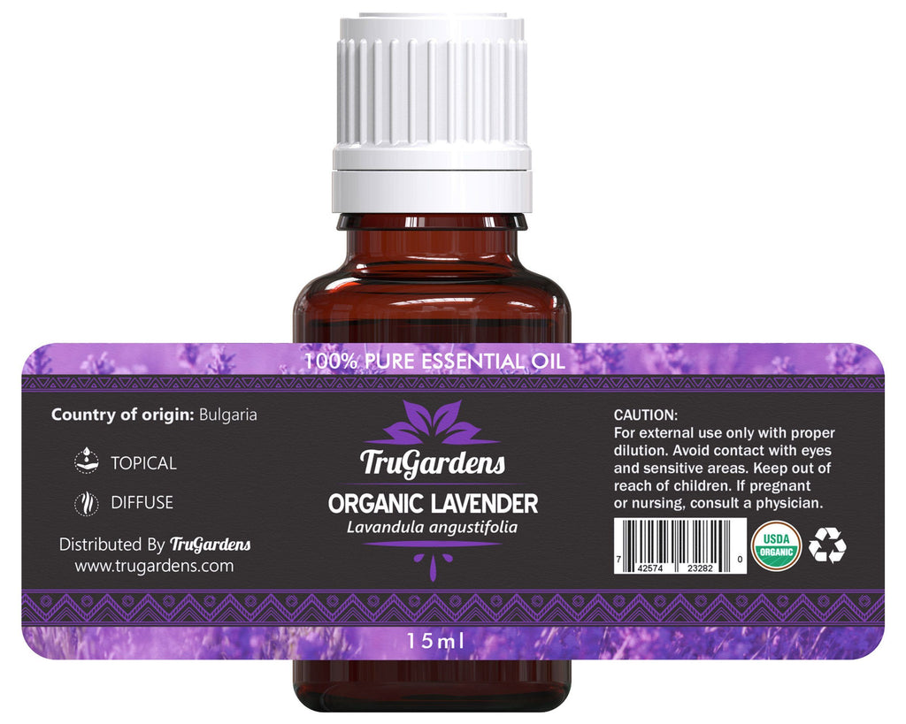 Lavender Essential Oil, Organic 15ML